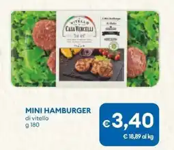 MD Discount Mini hamburger VITELLO CASA VERCELLI offerta