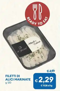 MD Discount Filetti di alici marinate LE DELIZIE offerta