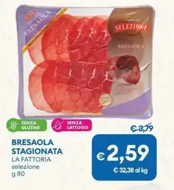 MD Discount Bresaola stagionata LA FATTORIA offerta