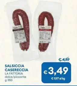 MD Discount Salsiccia casereccia LA FATTORIA offerta