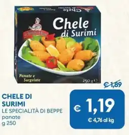 MD Discount Chele di surimi LE SPECIALITÀ DI BEPPE offerta