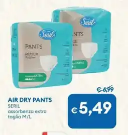 MD Discount Air dry pants SERIL offerta
