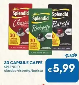 MD Discount 30 capsule caffè SPLENDID offerta