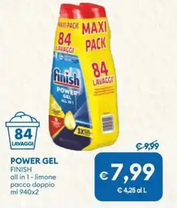 MD Discount Power gel FINISH offerta