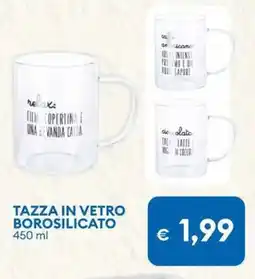 MD Discount Tazza in vetro borosilicato offerta