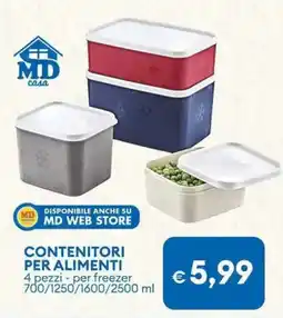 MD Discount Contenitori per alimenti MD casa offerta