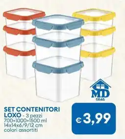 MD Discount SET CONTENITORI LOXO MD casa offerta