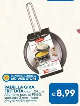 MD Discount Padella gira frittata offerta