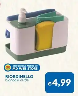 MD Discount Riordinello bianco e verde offerta