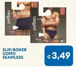MD Discount Slip/boxer uomo seamless Pompea offerta