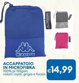 MD Discount Accappatoio in microfibra KAPPA offerta