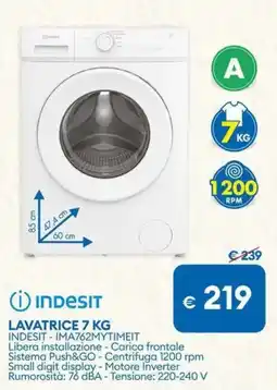 MD Discount INDESIT Lavatrice IMA762MYTIMEIT offerta