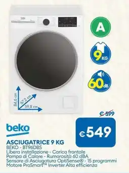 MD Discount beko ASCIUGATRICE offerta