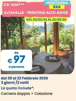 MD Discount Ca' ada altavalle - trentino alto adige offerta