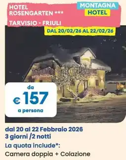 MD Discount Hotel rosengarten tarvisio-friuli offerta