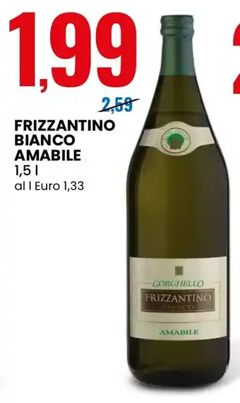 Eurospin Frizzantino bianco AMABILE offerta