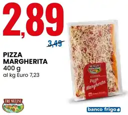 Eurospin Tre mulini pizza margherita offerta