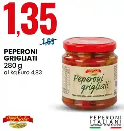 Eurospin Deliziedal sole peperoni grigliati offerta