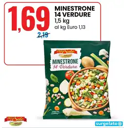 Eurospin Delizie sole minestrone 14 verdure offerta
