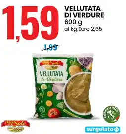 Eurospin Vellutata di verdure Delizie dal Sole offerta