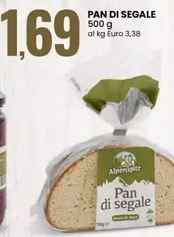 Eurospin Pan di segale Alpenspitz offerta