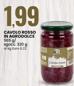 Eurospin Cavolo rosso in agrodolce Alpenspitz offerta