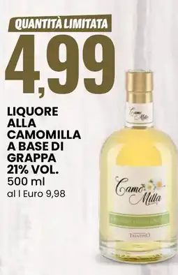 Eurospin Liquore alla camomilla a base di grappa 21% vol. offerta