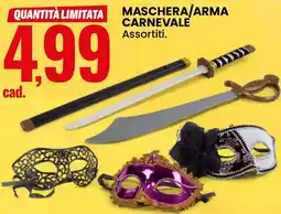 Eurospin Maschera/arma carnevale offerta
