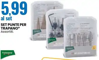 Eurospin Set punte per trapano offerta