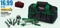 Eurospin Set borsa portattrezzi offerta