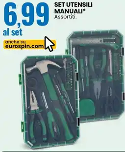 Eurospin Set utensili manuali offerta