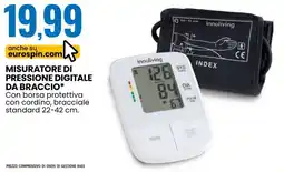 Eurospin Misuratore di pressione digitale da braccio INDEX offerta