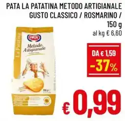 A&O Pata la patatina metodo artigianale gusto classico / rosmarino offerta
