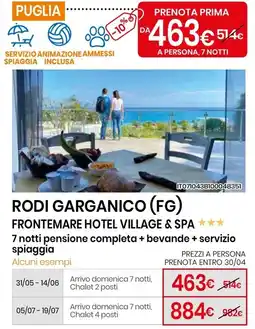 Eurospin Frontemare hotel village & spa offerta