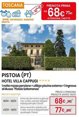 Eurospin Hotel villa cappugi offerta