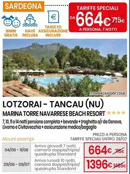 Eurospin Marina torre navarrese beach resort offerta