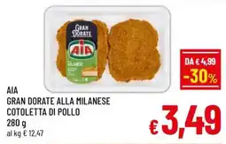 A&O Aia gran dorate alla milanese cotoletta di pollo offerta