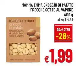 A&O Mamma emma gnocchi di patate fresche cotte al vapore offerta