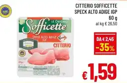 A&O Citterio sofficette speck alto adige igp offerta