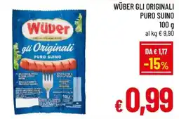 A&O Wüber gli originali puro suino offerta