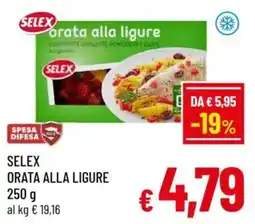 A&O Selex orata alla ligure offerta