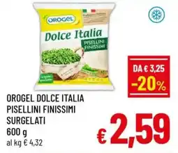 A&O Orogel dolce italia pisellini finissimi surgelati offerta