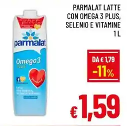 A&O Parmalat latte con omega 3 plus, selenio e vitamine offerta