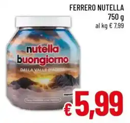 A&O Ferrero nutella offerta