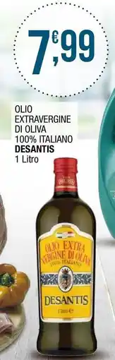 Sidis Olio extravergine di oliva 100% italiano DESANTIS offerta