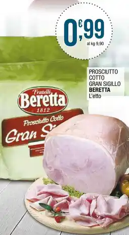 Sidis Prosciutto cotto gran sigillo BERETTA offerta