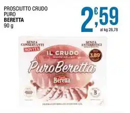 Sidis Prosciutto crudo puro BERETTA offerta