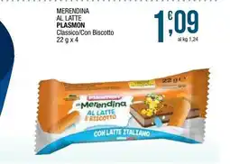 Sidis Merendina al latte PLASMON offerta