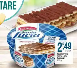 Sidis Mascarpone santa lucia GALBANI offerta
