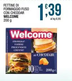 Sidis Fettine di formaggio fuso con cheddar WELCOME offerta